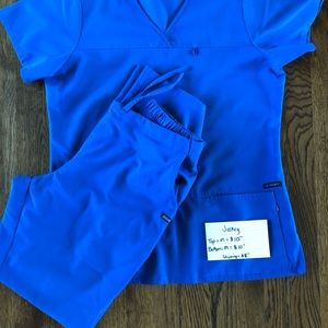 Jockey Royal Blue scrubs.